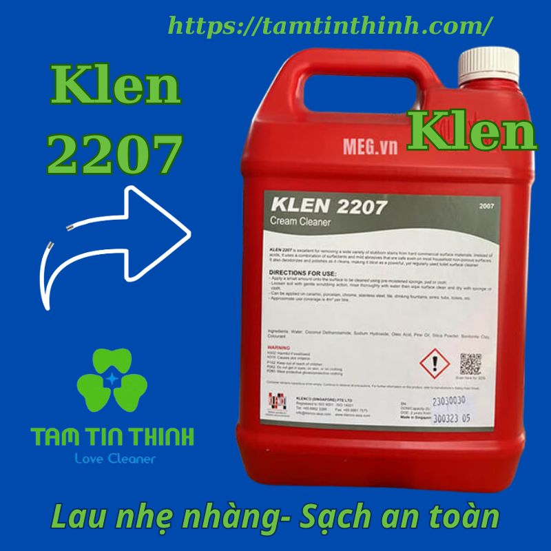 hóa chất làm sạch kim loại klen 2207