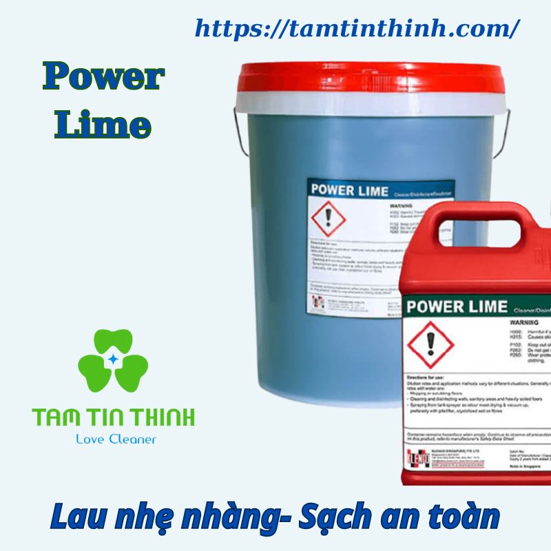 nước lau sàn power lime