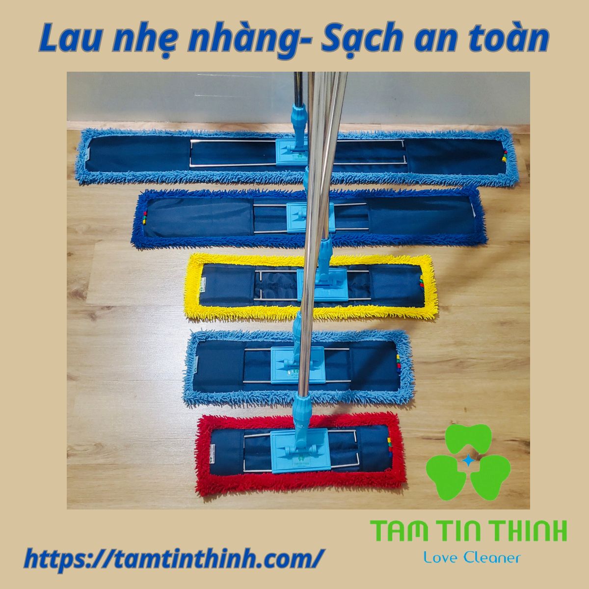 Đầu lau nhà công nghiệp 60cm - Xưởng sản xuất Giá Sỉ