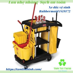 Xe đẩy vệ sinh Rubbermaid FG9T72