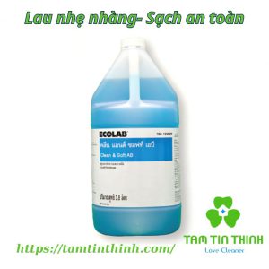 Nước rửa tay đậm đặc Ecolab Clean and Soft AB