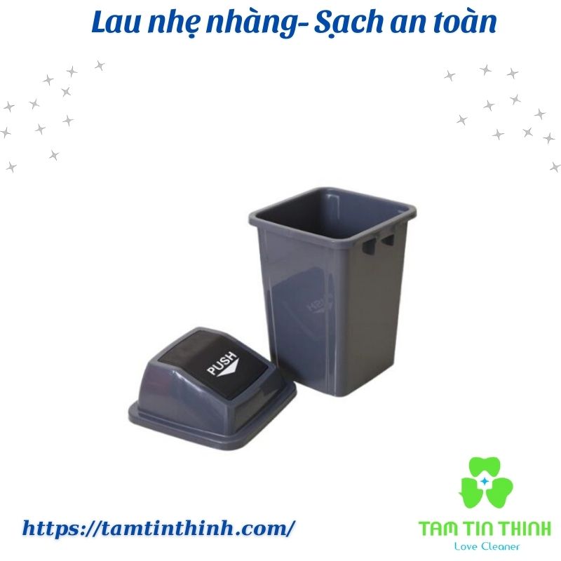 Thùng rác nắp lật PUSH 20L