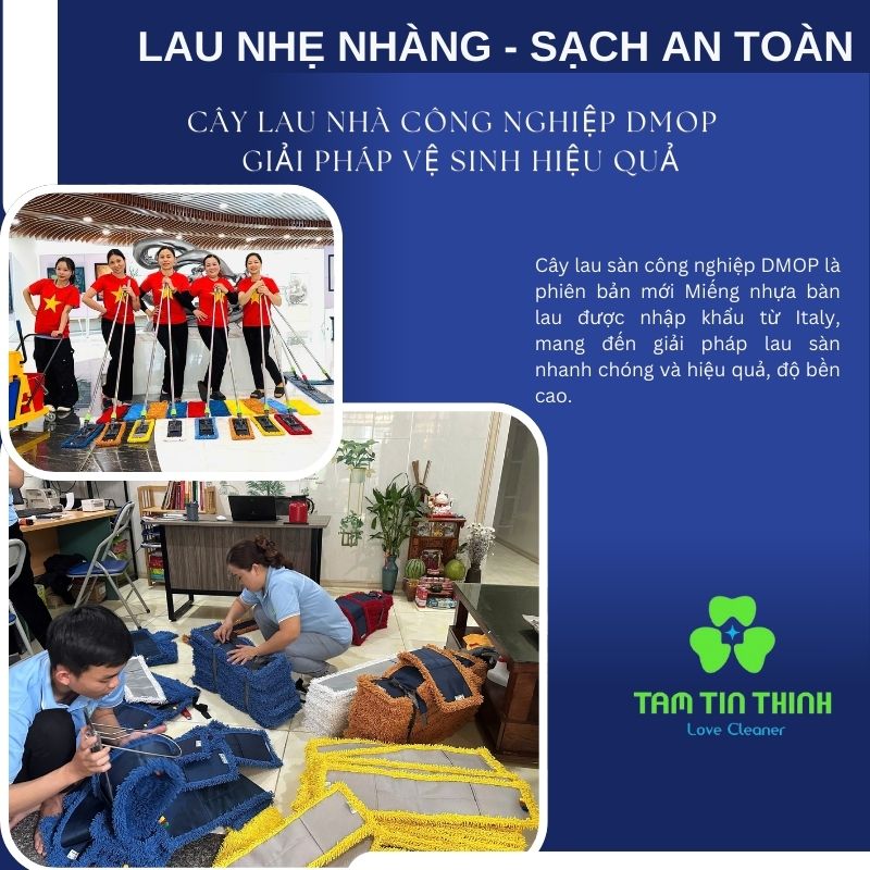 Cây lau nhà công nghiệp Dmop