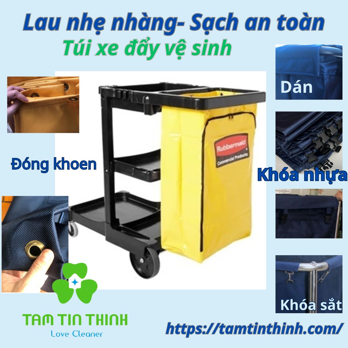Túi xe đẩy vệ sinh
